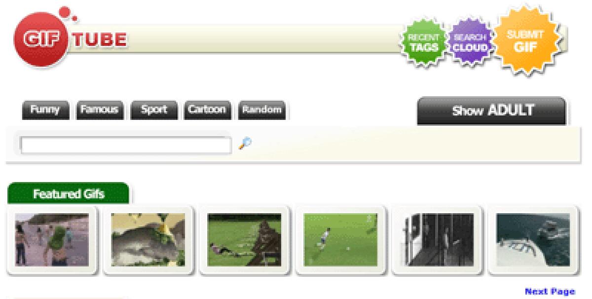 Giftube: Il sito dove scaricare migliaia di gif animate - 