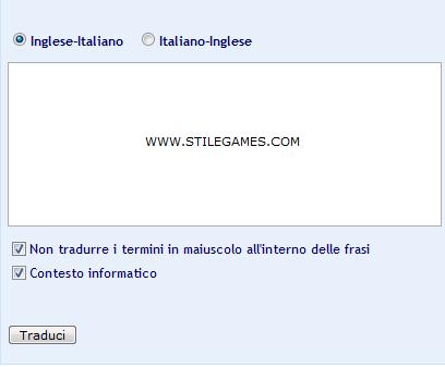Translator Italiano