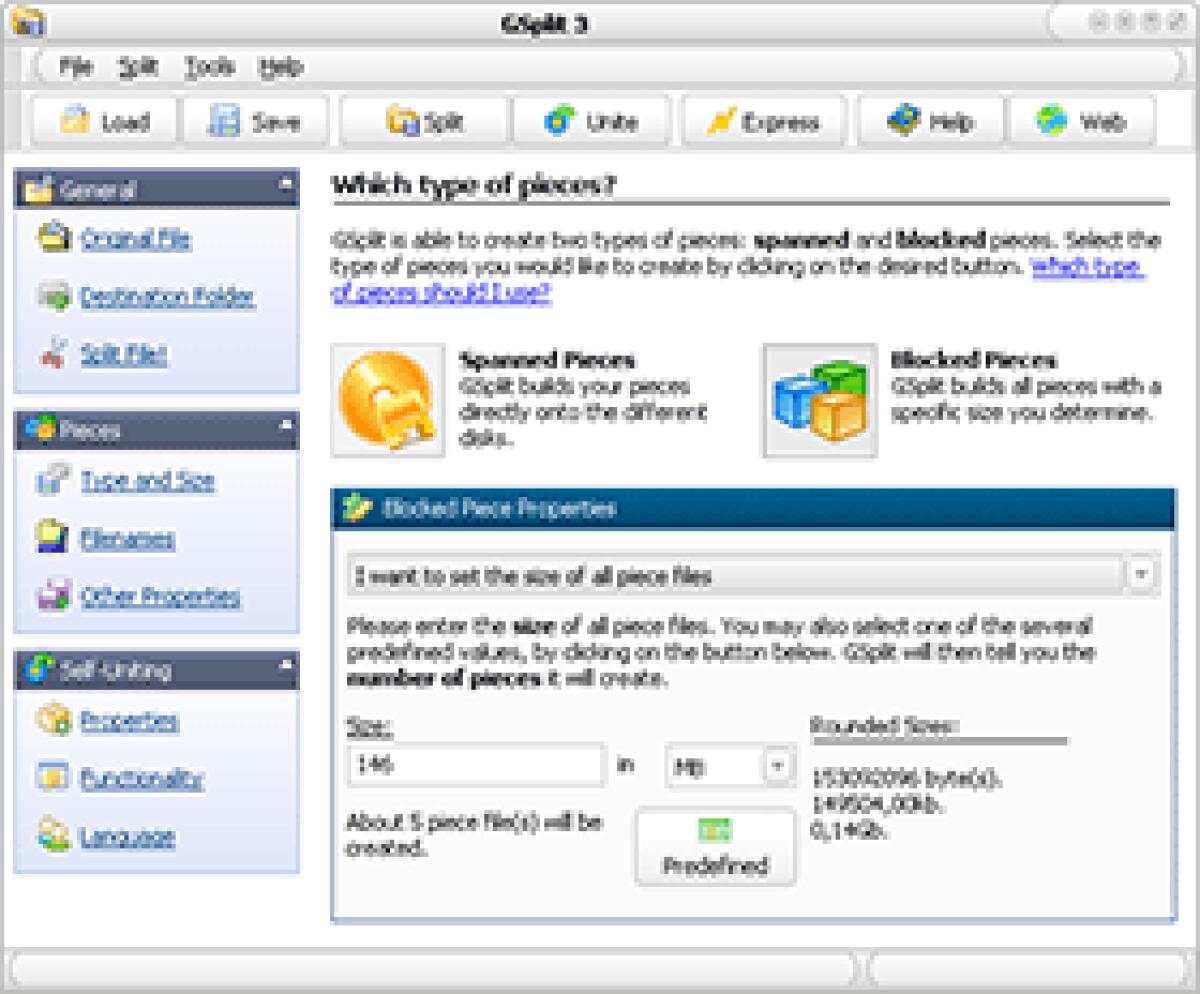 Tagliare File di grandi dimensioni con GSplit - 