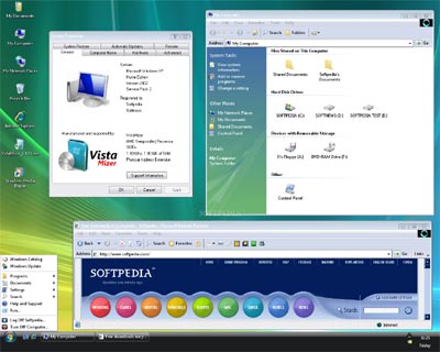 Vista Mizer: Trasformare windows xp in windows vista