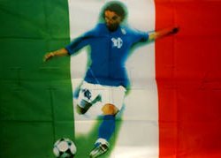 Bandiera Italiana con Scritta Forza Italia nel Nickname di Msn Messenger