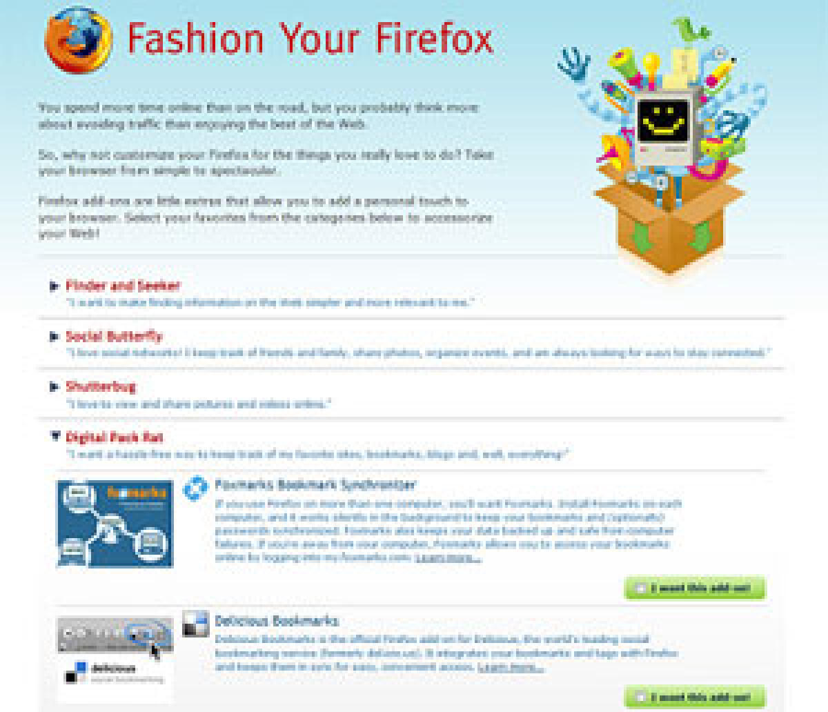 Rendete alla moda FireFox con Fashion FireFox! - 