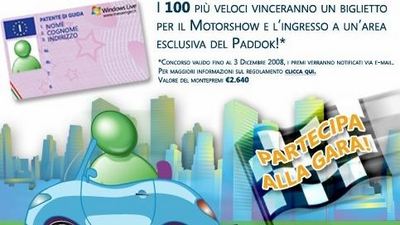 Biglietti per il Motorshow, vincine 100 con Messenger!