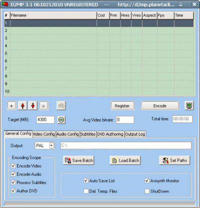 Programma per convertire file avi e divx in DVD