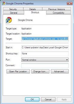 Come risolvere l'errore 0xc0000005 in Google Chrome.