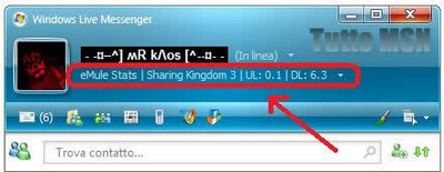 Come controllare emule su Msn Messenger 2009.