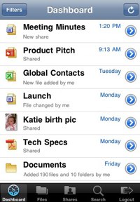 Soonr: Come creare il proprio accesso "from the clouds" su iPhone e Ipod touch.