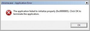 Come risolvere l'errore 0xc0000005 in Google Chrome.