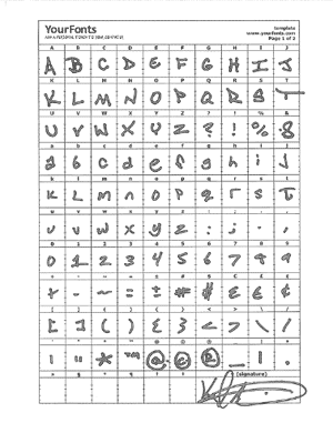 Come trasformare la scrittura in un Font!