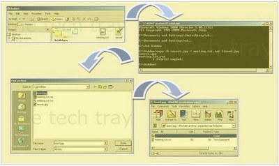 Come Nascondere file compressi Rar o Zip nelle immagini