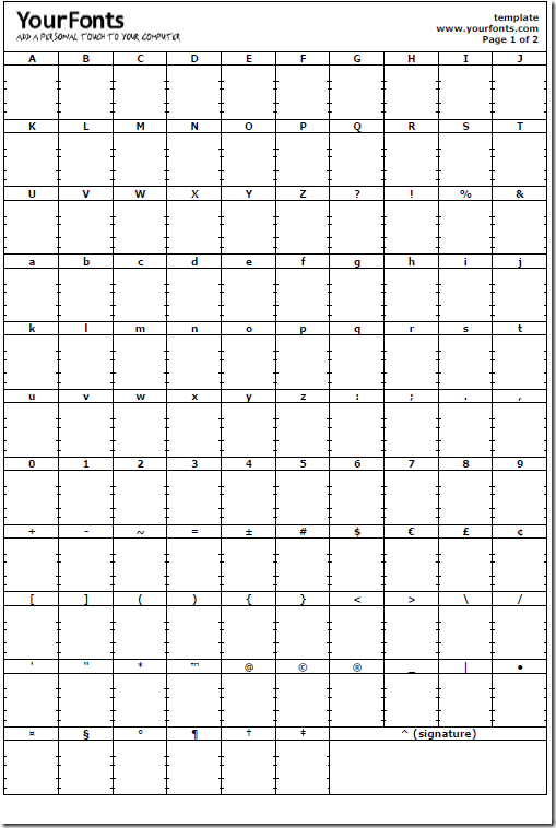 Come trasformare la scrittura in un Font!