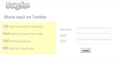 Music Sharing direttamente su Twitter