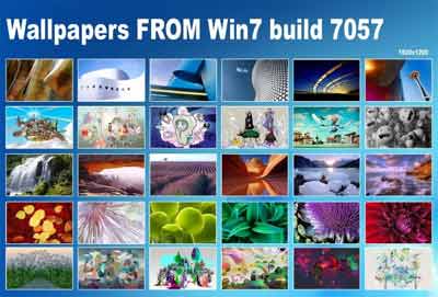 Download 30 WALLPAPER PER Windows 7 Build 7057