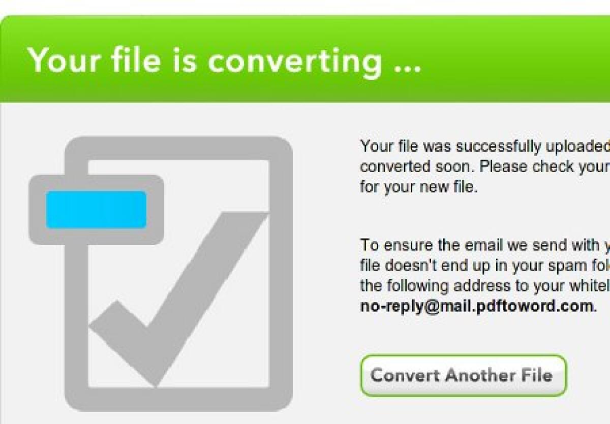 Convertire file PDF in Word - 