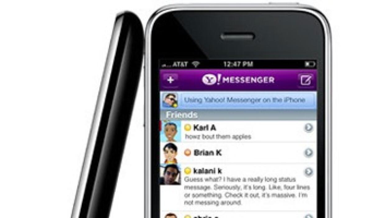 Ecco il download ufficiale di Yahoo Messenger per iPhone! - 