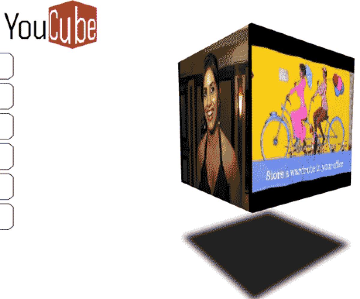 Come visulizzare più video di Youtube sul desktop in un cubo 3D - 