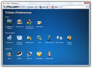 Caratteristiche di Trillian Astra