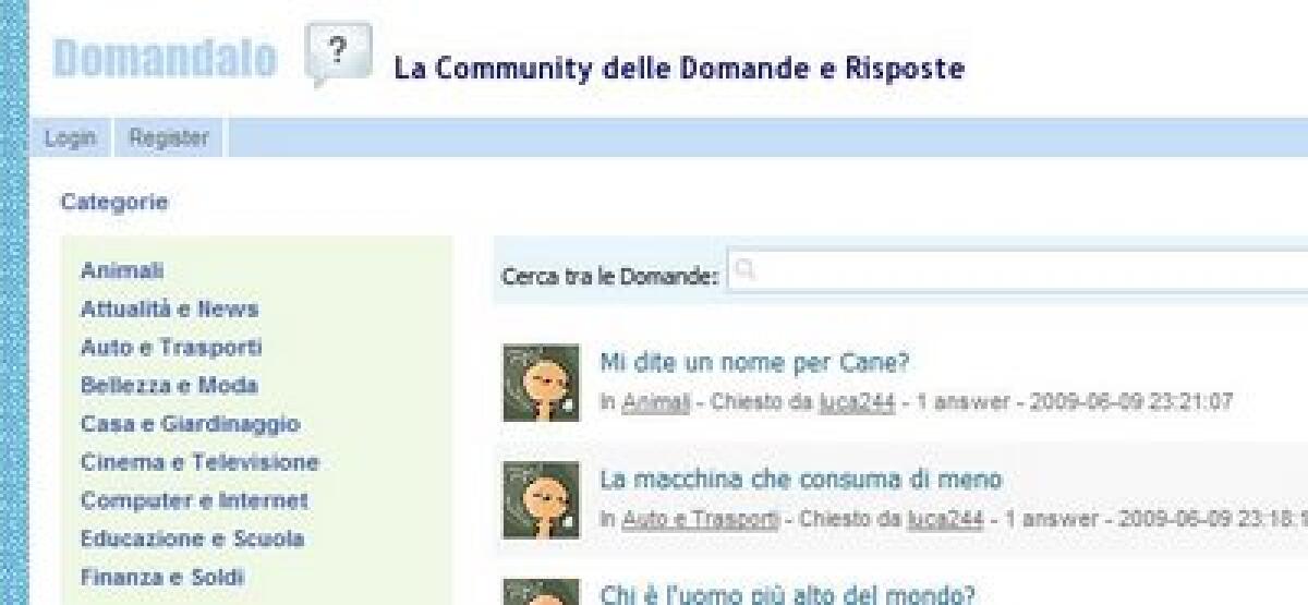 Domandalo.com - Tu Chiedi, Lui Risponde! - 