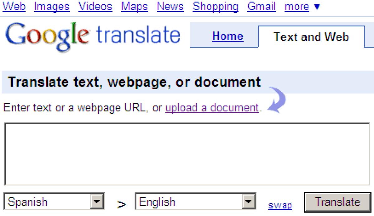 Come caricare un intero documento e farlo tradurre da Google Translate - 