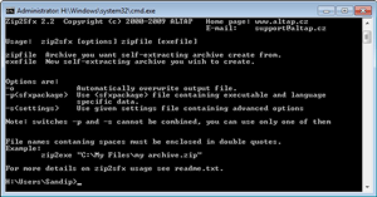 Come aprire file Zip senza Winzip [convertire file Zip in file Sfx] - 