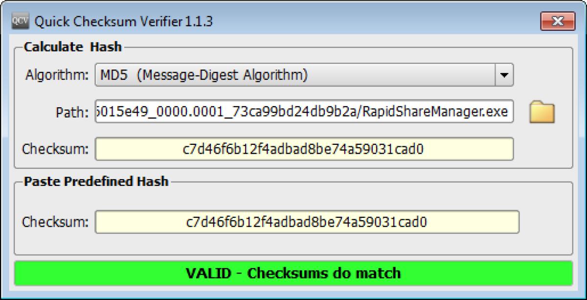 Come verificare il  Checksum dei Files - 