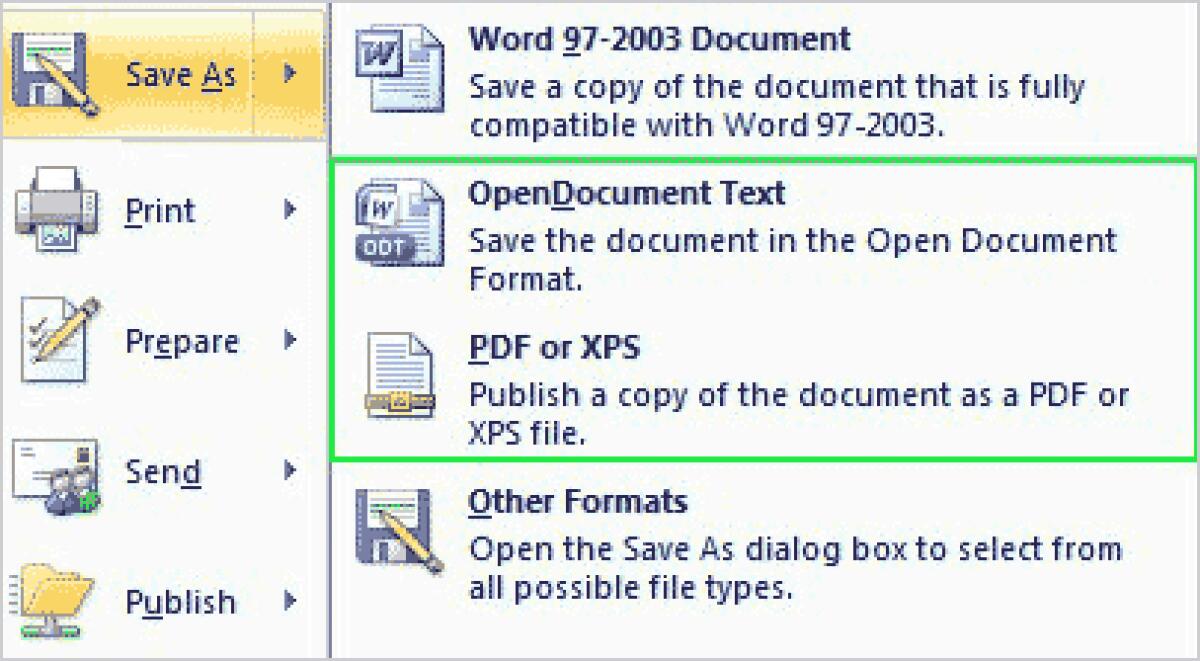 Come creare file XPS con Microsoft Word 2007 - 