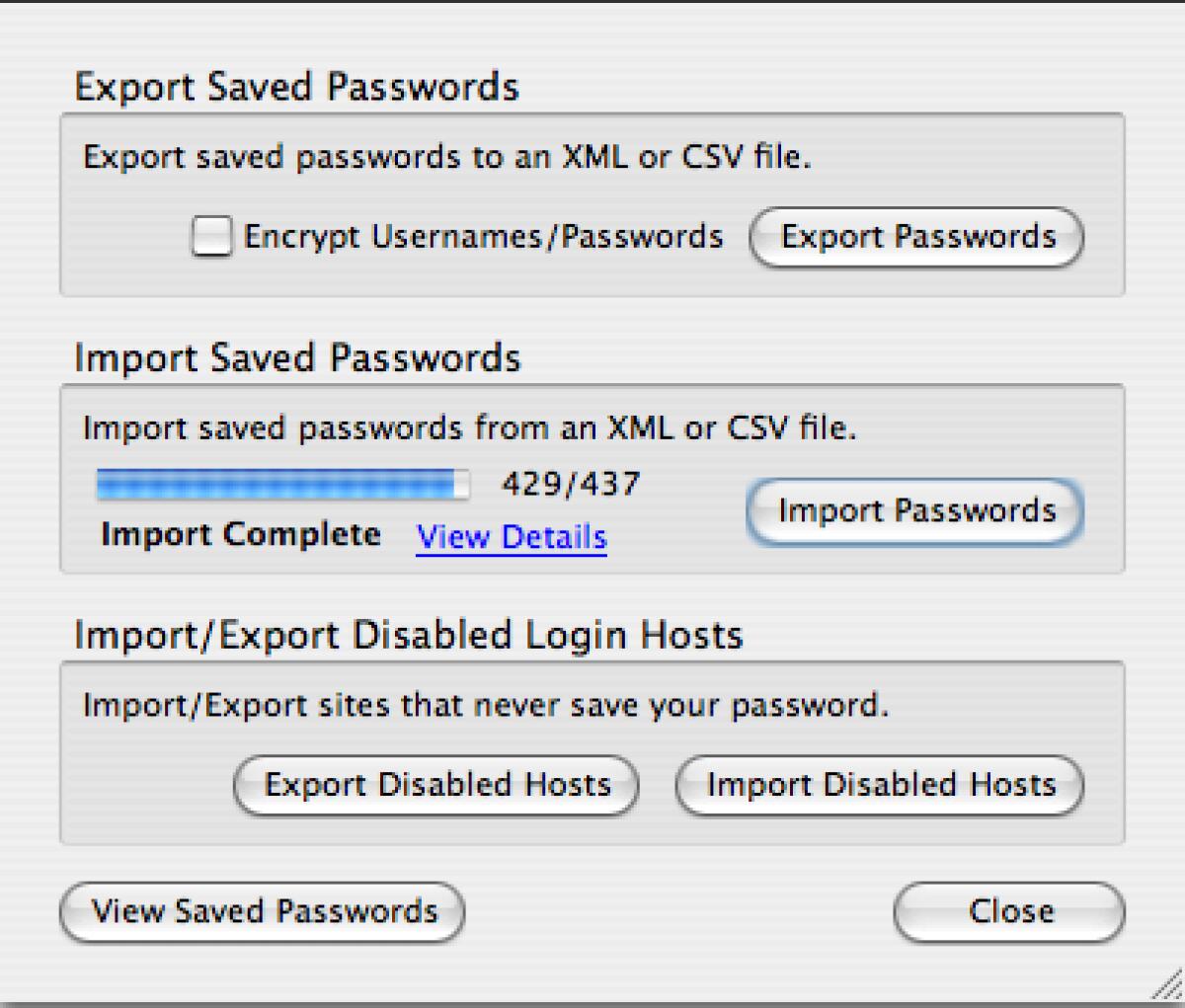 Importare/Esportare le password salvate su Firefox - 