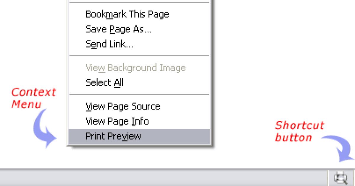 Aggiungere uno shortcut preview di Stampa ad una pagina web - 