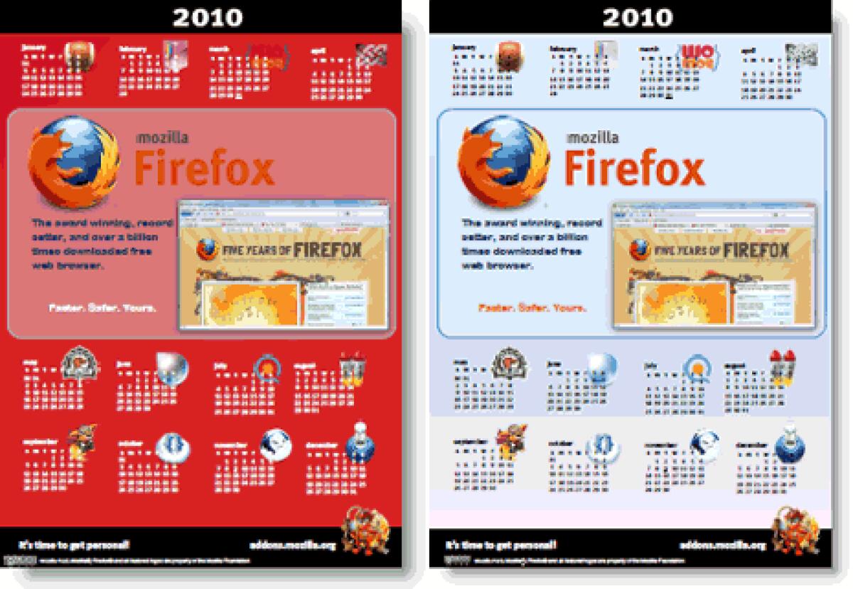 Calendari 2010 direttamente da Firefox - 