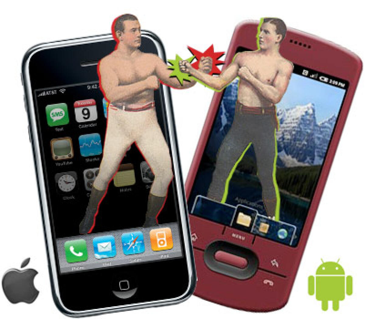 iPhone 4G contro Android - 