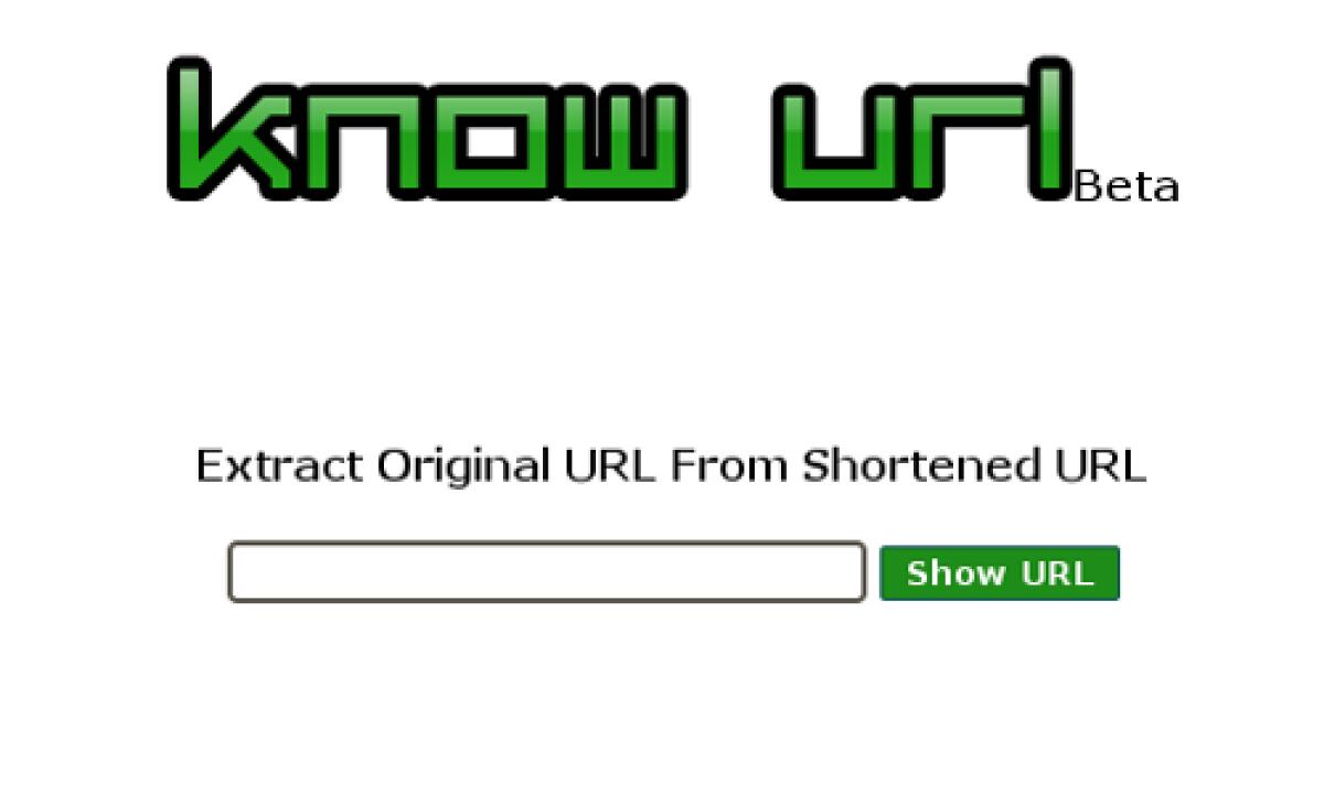Scovare i link originari da short url con Know URL - 