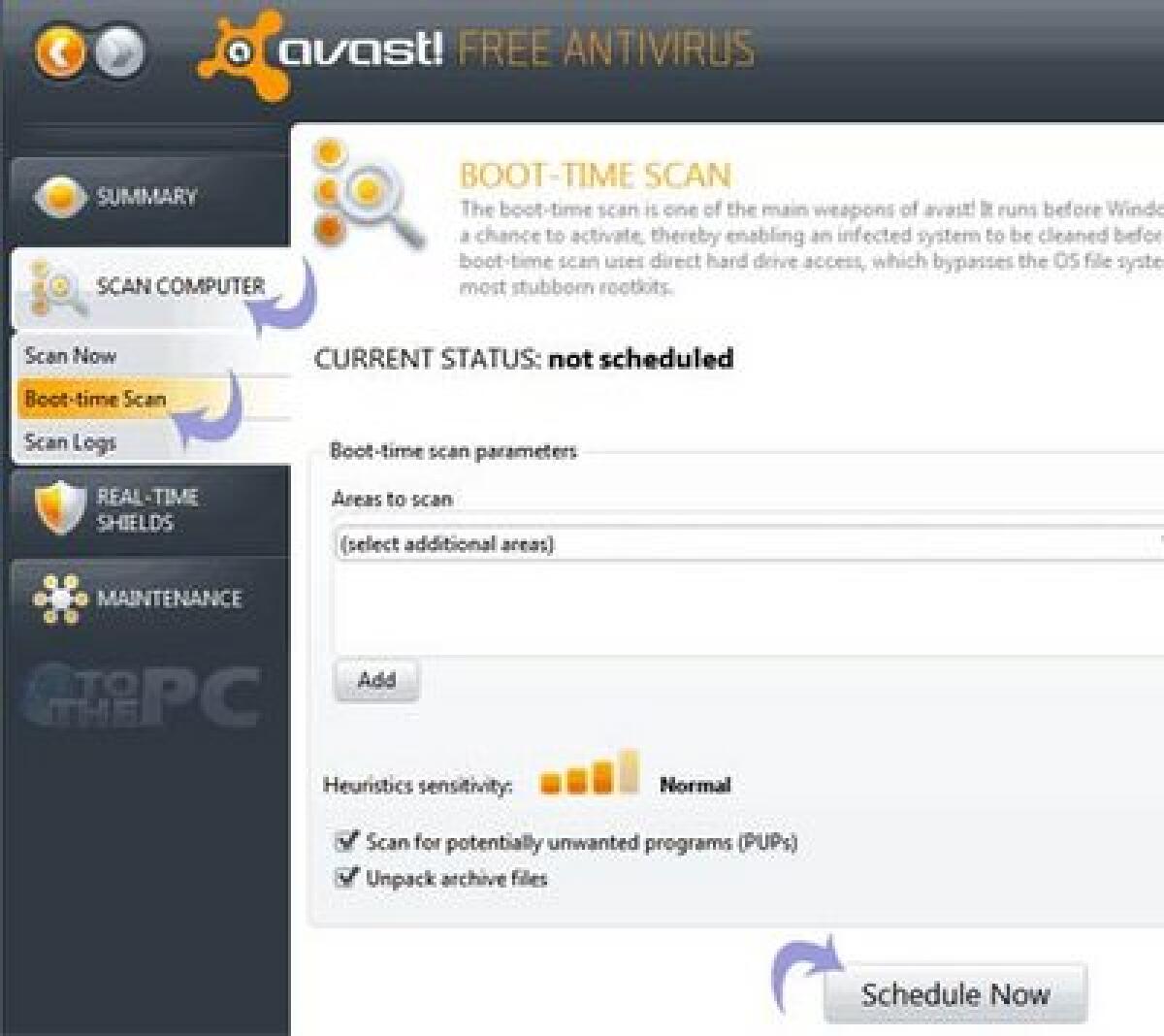 Come avviare lo scanning di Avast all’avvio del PC - 