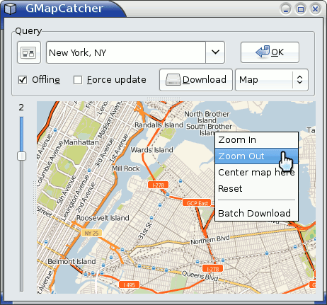 Consulta le mappe di Google offline con Gmapcatcher