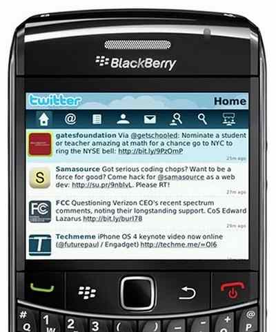 Balckberry Twitter Ufficiale disponibile per il download
