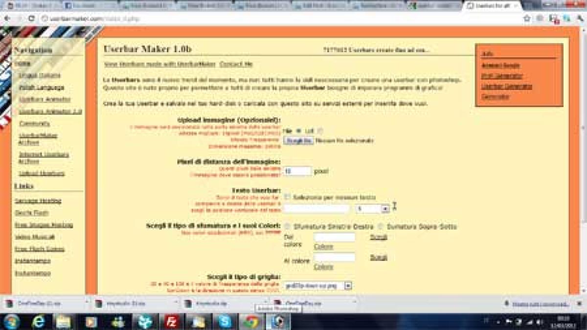 Come creare userbars velocemente - 