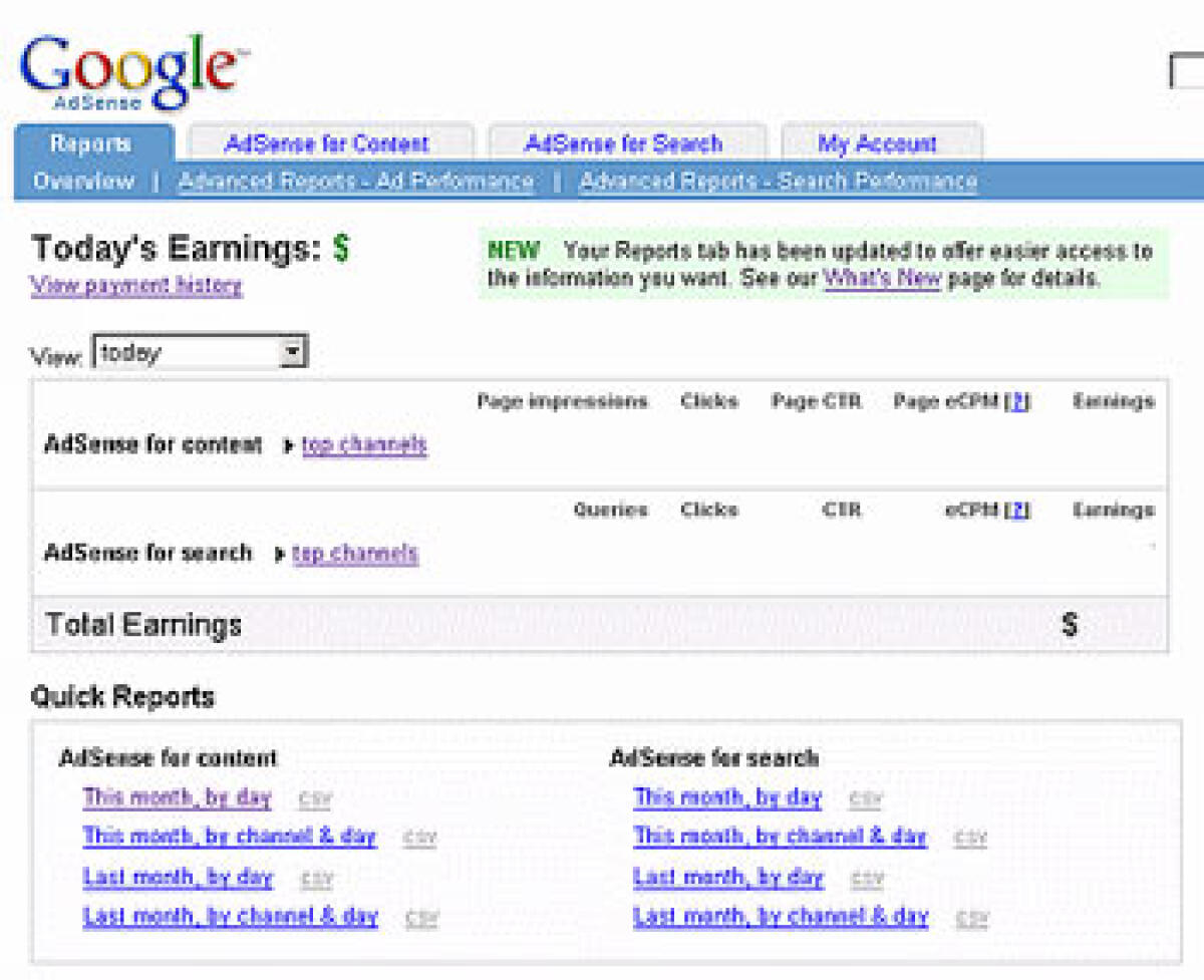 Google Adsense e le percentuali - 