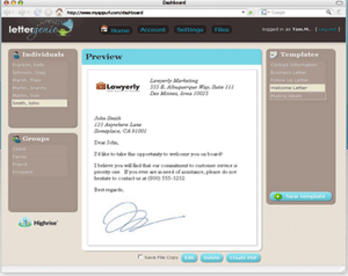 Come impostare Lettere personalizzate [online tool] - 