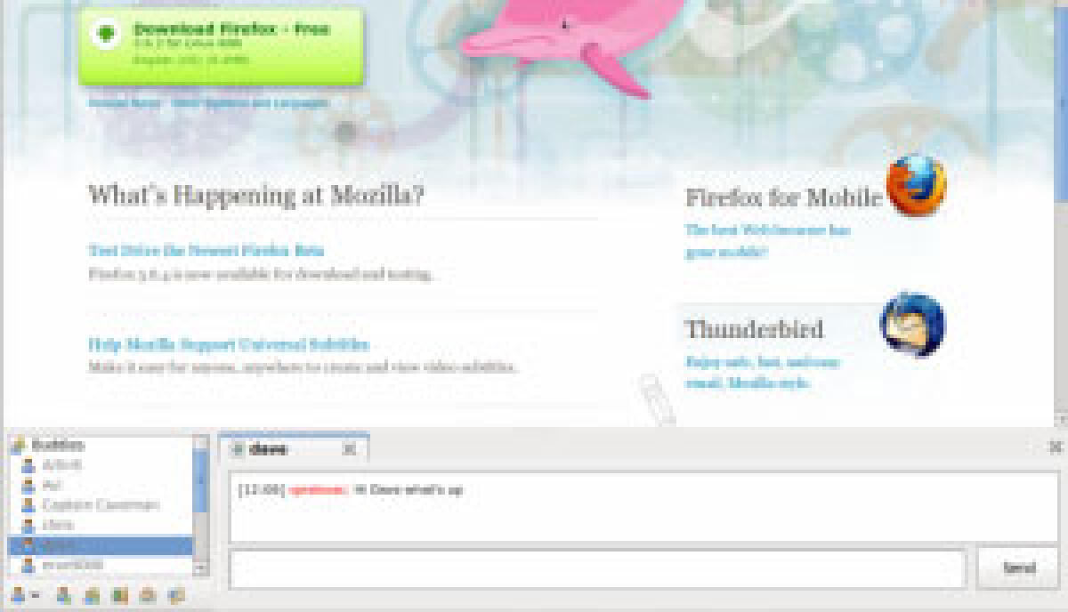BuddyFox, Add-on Firefox per chattare da browser - 