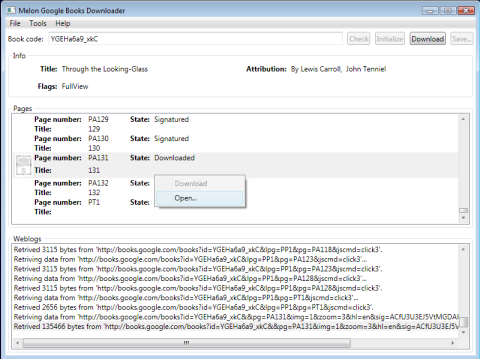 Riviste online con Google Book downloader