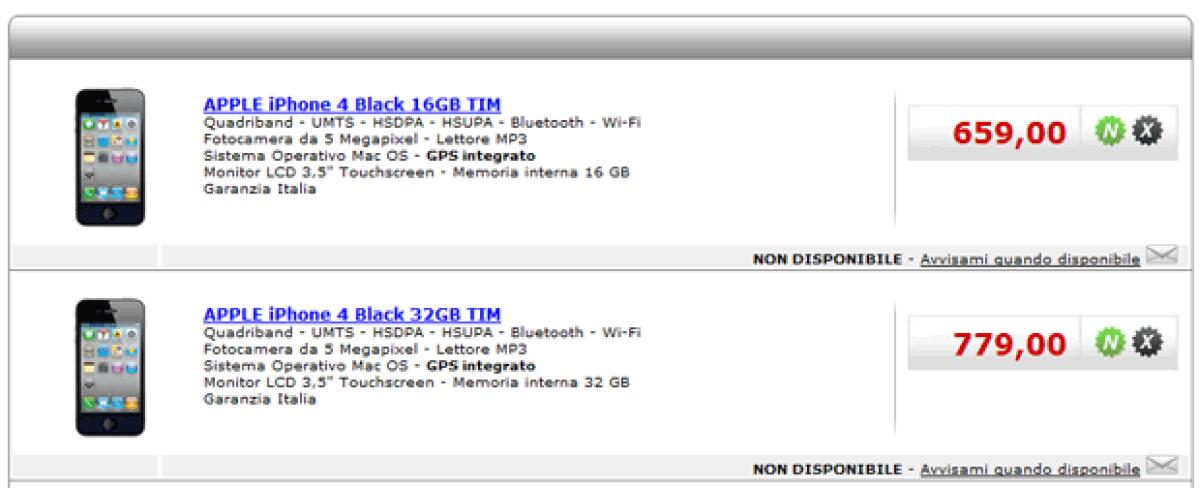 iPhone 4: Mediaworld mette online dettagli - 