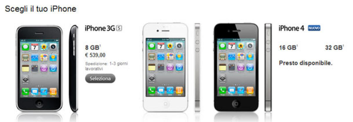 Confronto iPhone 4 - iPhone 3GS direttamente by Apple - 