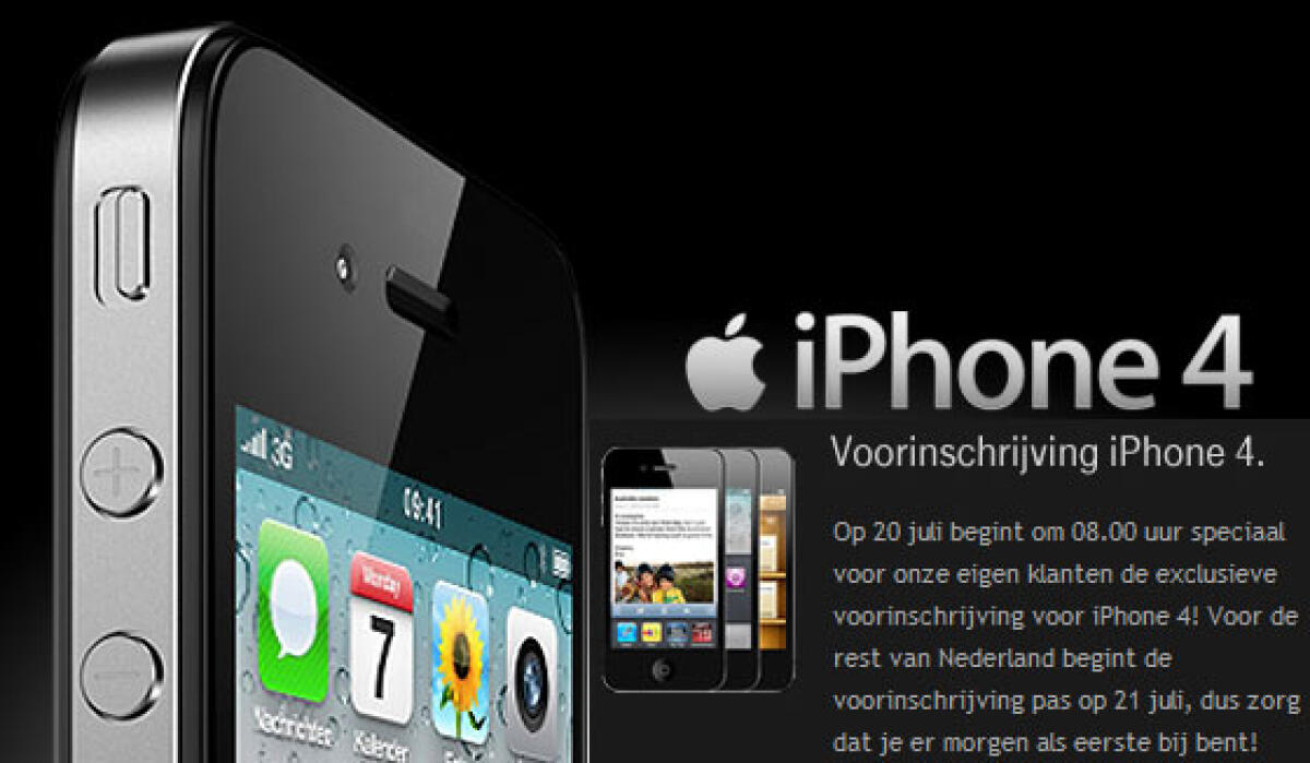 Da oggi in Olanda e' possibile preordinare iPhone 4 - 