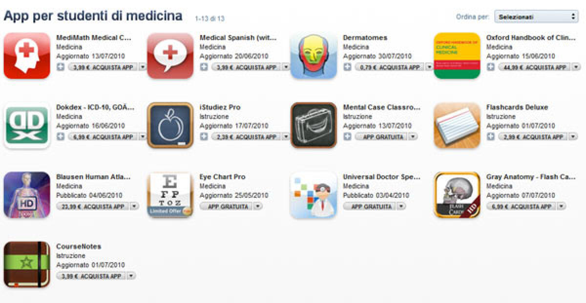 AppStore: Apple inserisce le nuove sezioni App per studenti di medicina e City Guides - 
