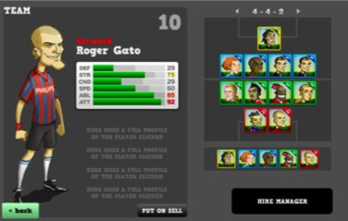 Giocare a calcio su Facebook - 