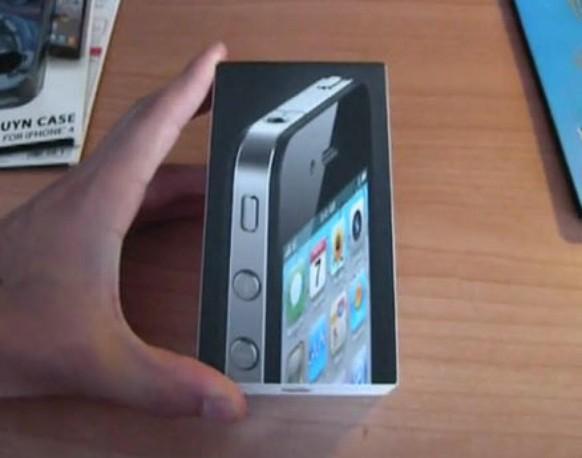 Unboxing iPhone 4 contratto Vodafone ritirato questa mattina - 