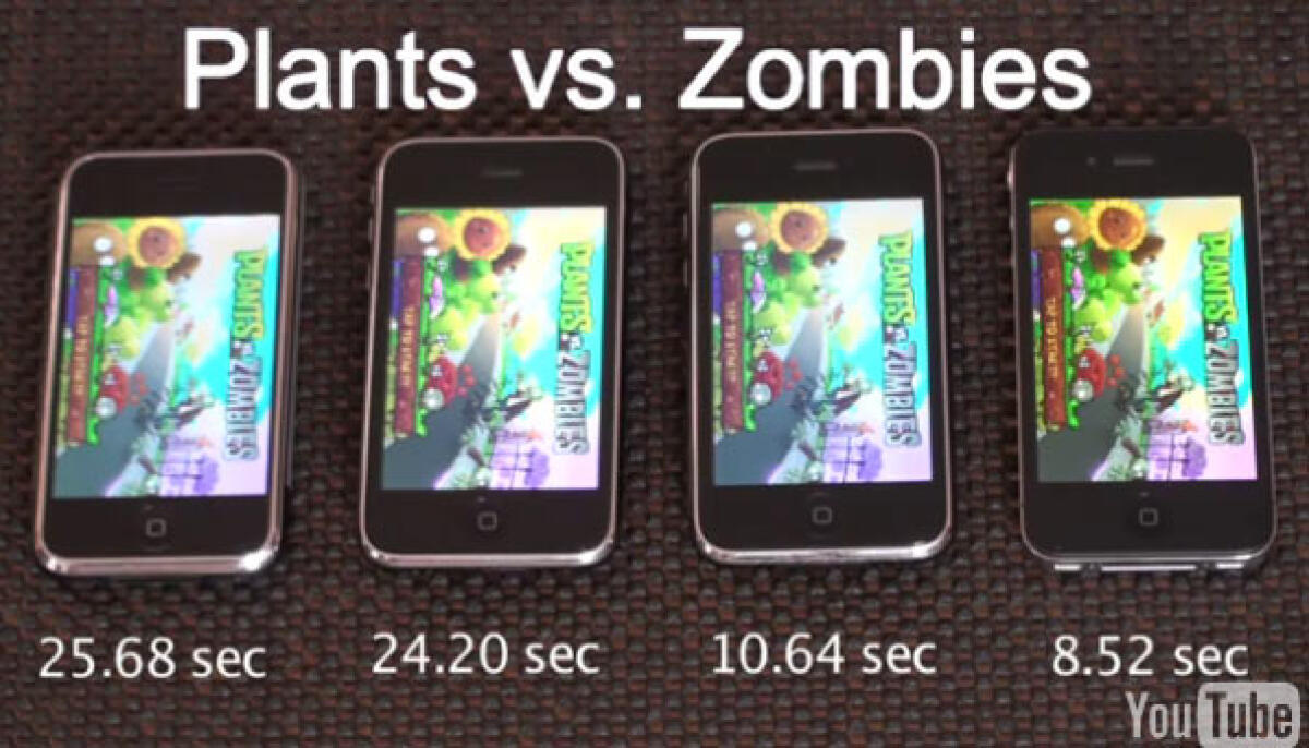 iPhone: confronto velocita' fra 2G, 3G, 3GS, 4 - 