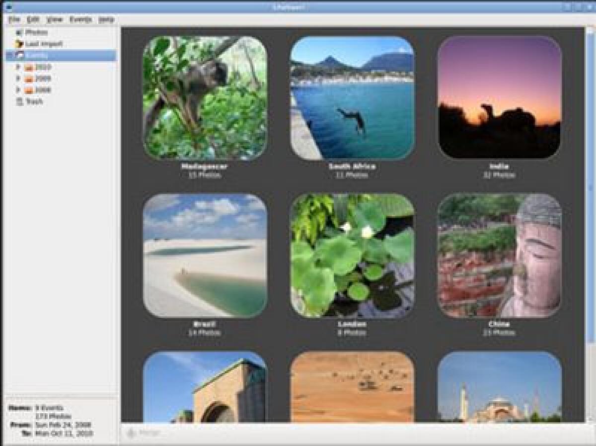 Visualizzatore di immagini: Shotwell - 