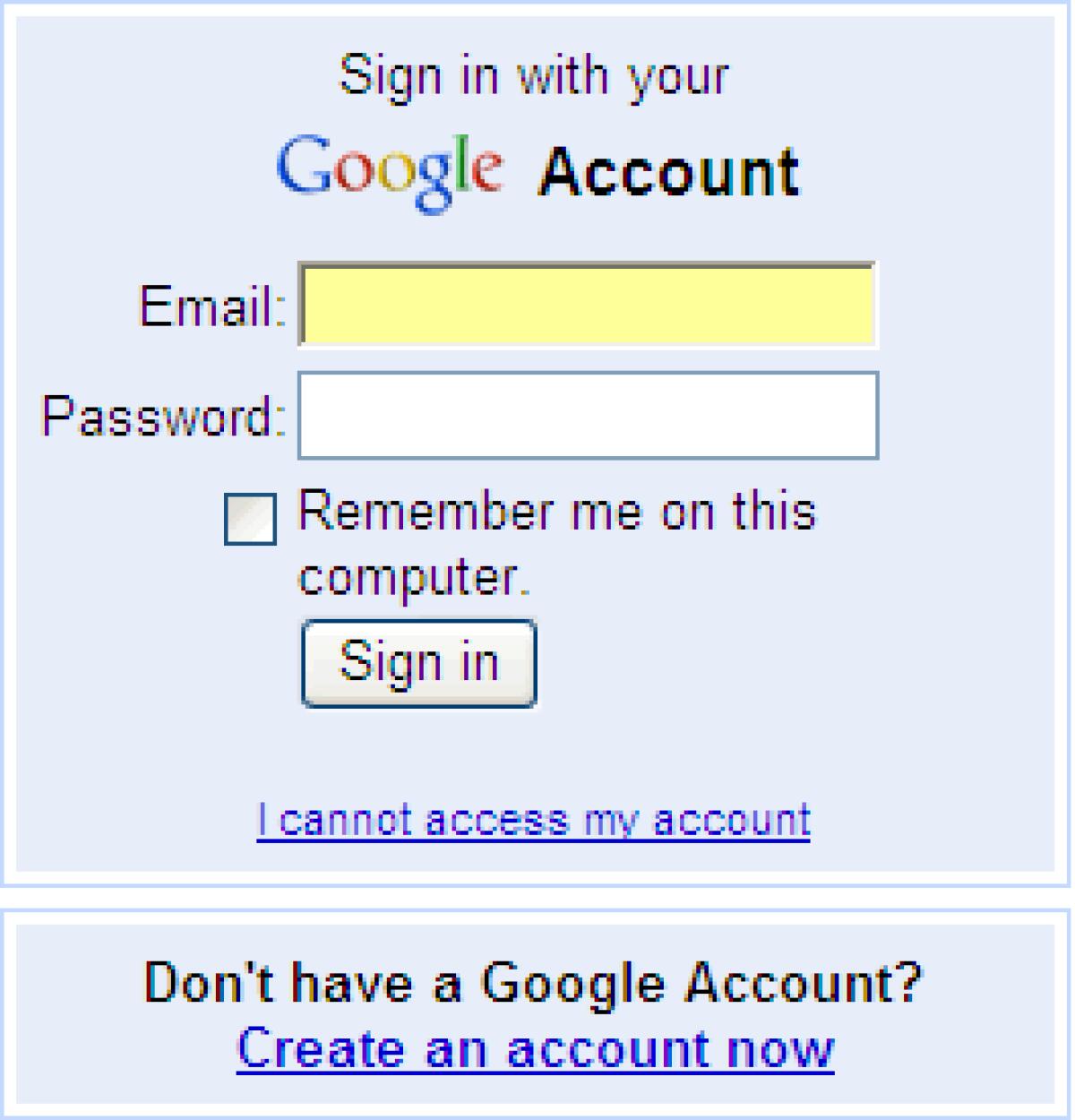 Google account: login multiplo - 