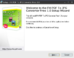Convertire PDF in JPG o JPEG con FM PDF To JPG Converter