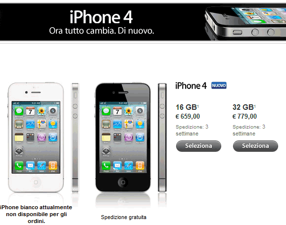 iPhone 4: dove acquistarlo online